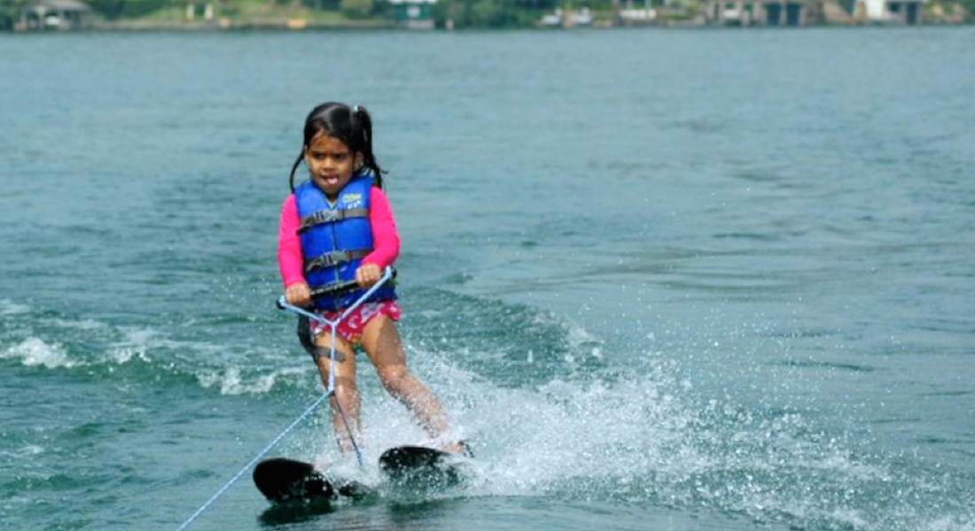 Lake Rabun Child Skier