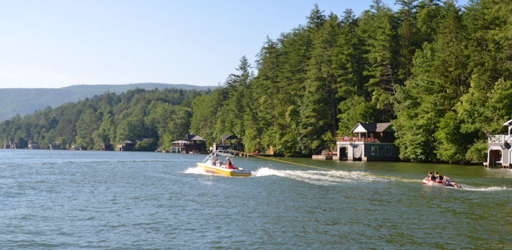 Lake Rabun Yellow Boat