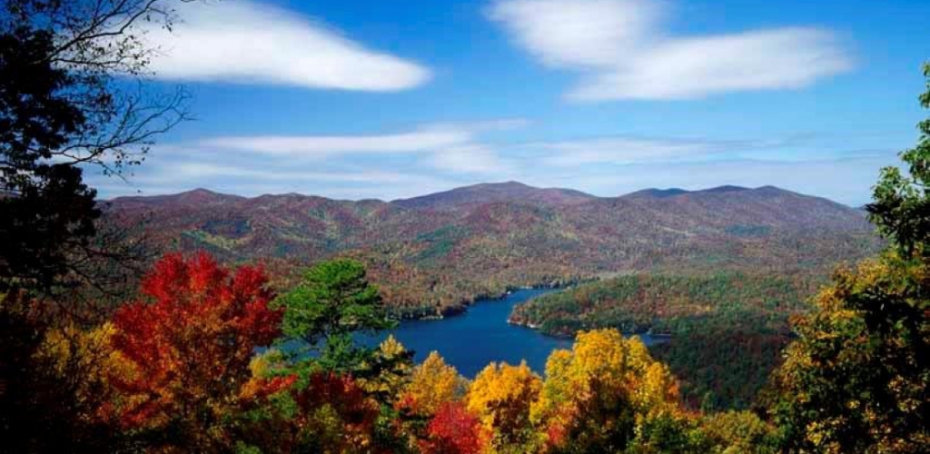 lake burton fall