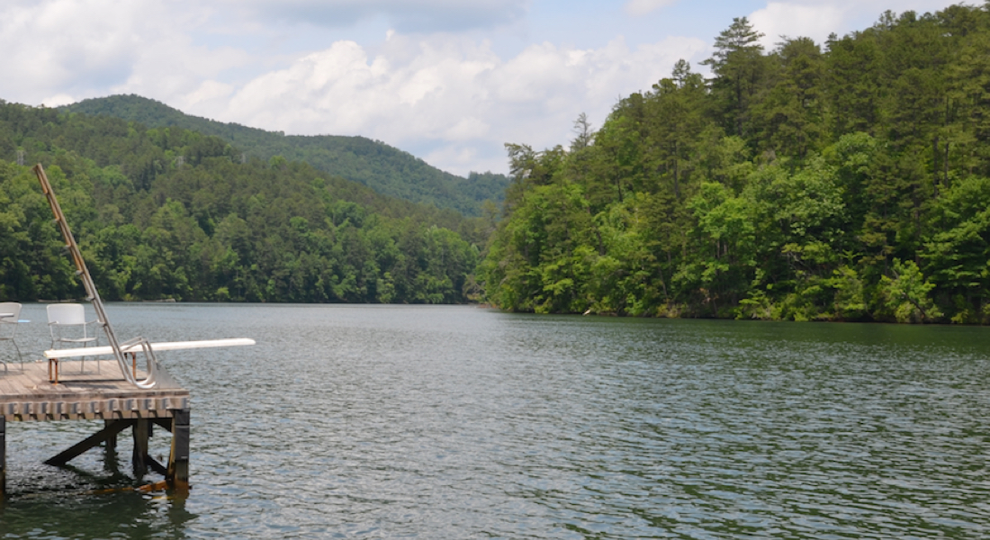 lake yonah diving board