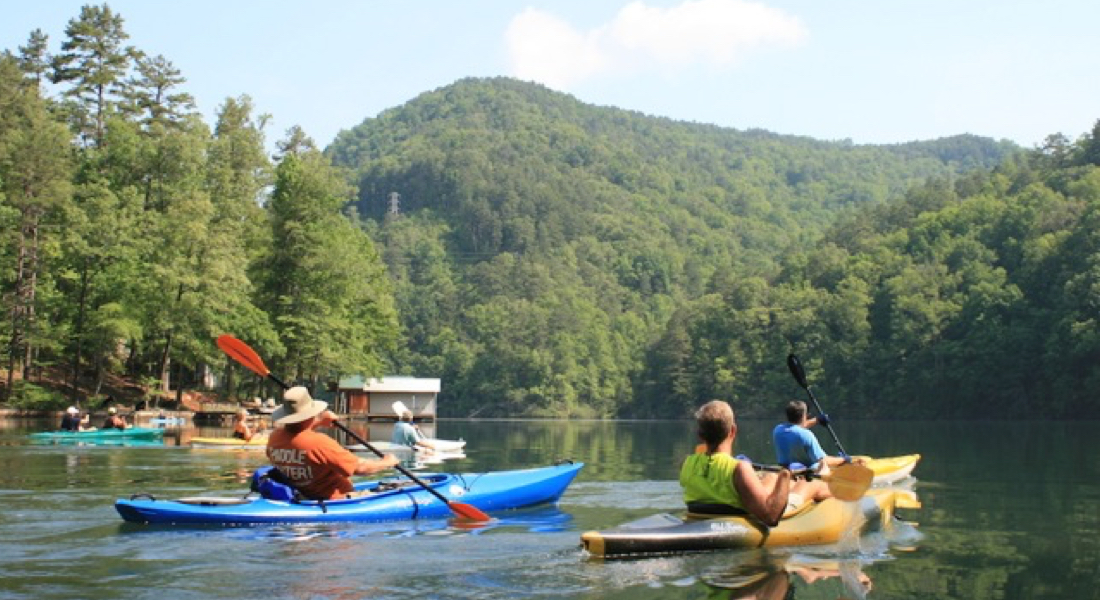 lake yonah kayak